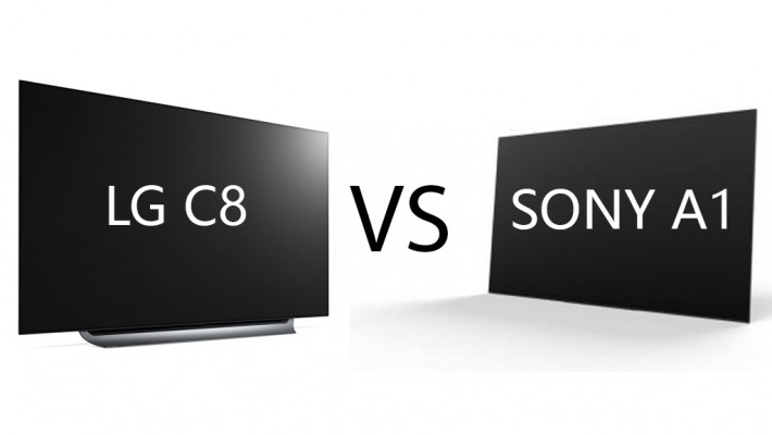 مقایسه تلویزیون ال جی C8 و سونی A1